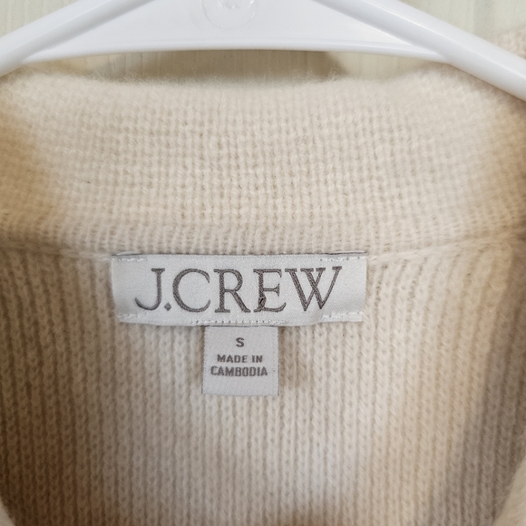 J. Cream Milano Lambswool Button Down Cardigan Wide Sleeve - Picture 8 of 8